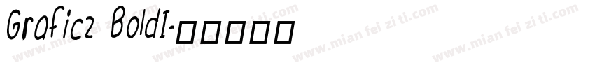 Graficz BoldI字体转换
